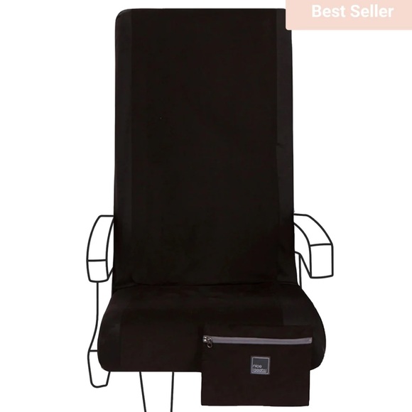 Airplane Black Seat Cover - Picture 5 of 8